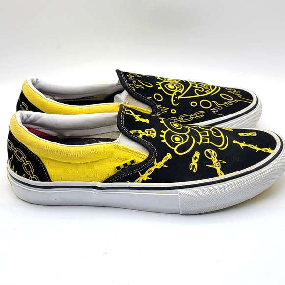 Vans Classic Slip On Vans X Gigliotti (Spongebob) Men's Size 10.0. S1090 - Picture 8 of 9